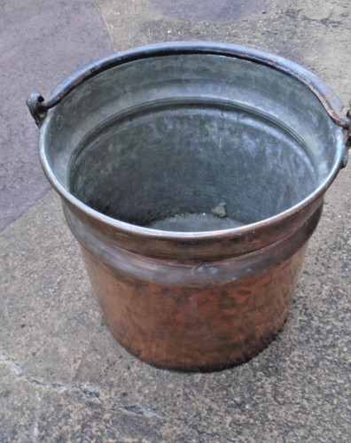 Antique copper swing handled - antique,copper,swing,