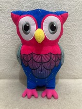 North London Hospice blue pink owl soft toy