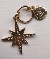 Chanel Collectable Key Charm Gold Tone  Star Logo  - New