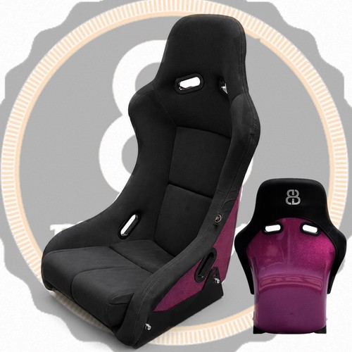 Bb5 purple glitter back - purple, suede