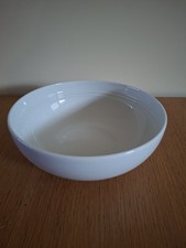 M&S Marks & Spencer Marlowe White Porcelain Bowl 17cm pasta cereal 