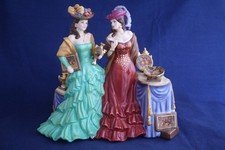 ROYAL WORCESTER VERY RARE SPENDING THE WINNINGS AT THE RACES FIGURE