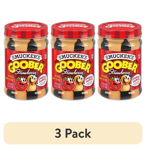 Pack smucker s goober - 3, pack,