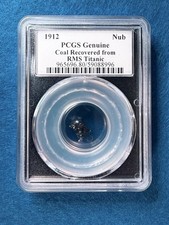 Shipwreck Coal For Stocking? 1912 PCGS Certified Coal Recovered From RMS Titanic