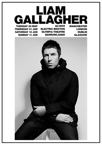 Liam gallagher tour - gallagher, a3