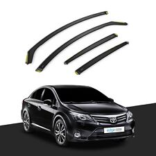 TOYOTA AVENSIS MK3 2009-2018 4 Door Saloon Wind Deflectors 4pc Tinted