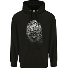 Stealthy Jaguar Wild Cats Lion Tiger Mens 80% Cotton Hoodie