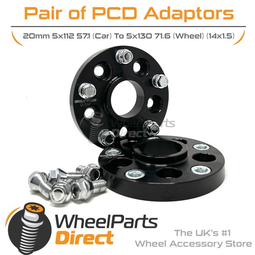Pcd adapters 5x112 - 5x112, to