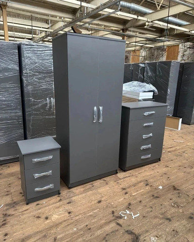 Wardrobe set ready - wardrobe, assembled