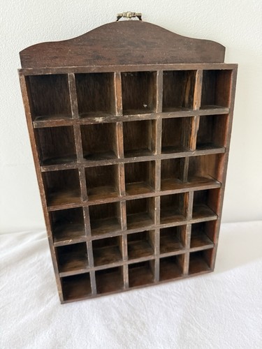 Thimble display case wooden - thimble,