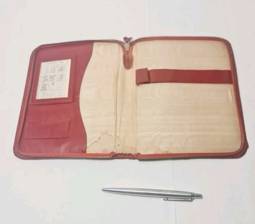 Vintage red zipped real - vintage,