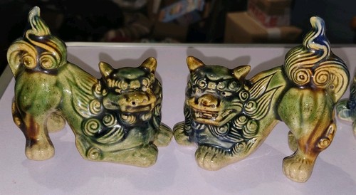 Pair vintage chinese foo - vintage,