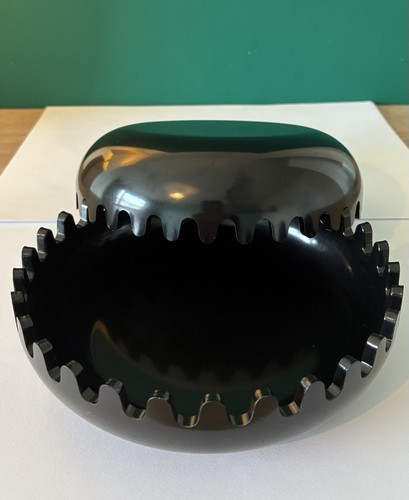 Clam black ashtray melamine - ashtray,
