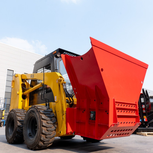 Concrete crusher rock stone - concrete,