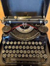 Vintage Underwood 4 Bank Typewriter 1934
