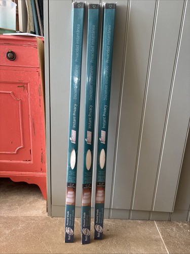 Three temporary blinds white - three,