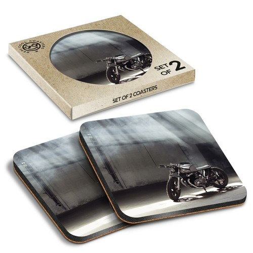 Boxed square coasters - x,