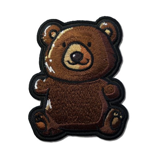 Embroidered teddy bear sew - embroidered,