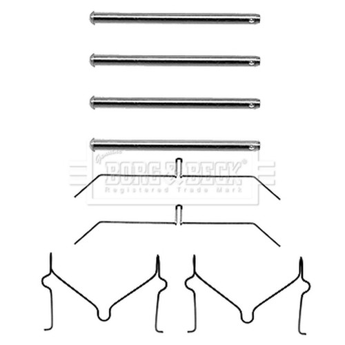 Brake pad fitting kit - pad,