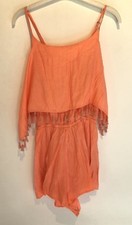 ORANGE TASSEL PLAYSUIT 12