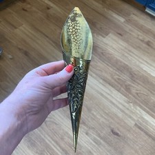 Vintage Brass Cone Fireplace