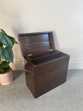 Small Mahogany Game Box / Tea