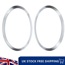 Pair Chrome Headlight Ring Trim Bezel Cover For Mini Cooper F55 F56 F57 2014-18