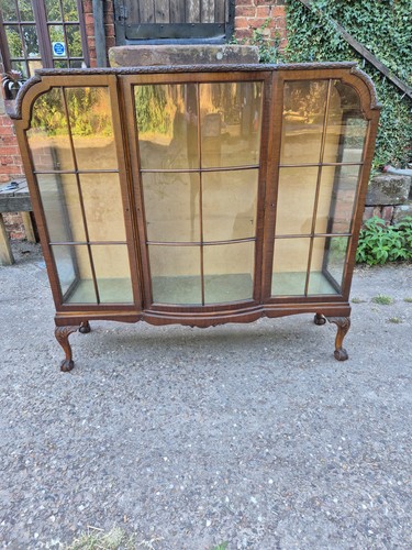 Edwardian mahogany display