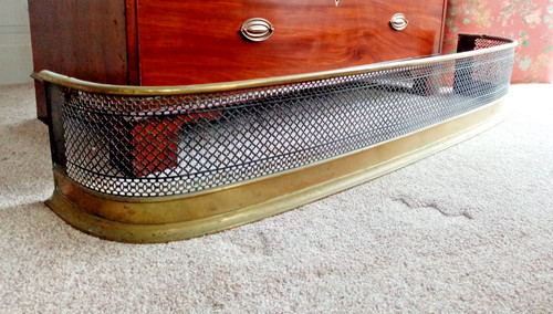 Antique regency wirework fire - regency,
