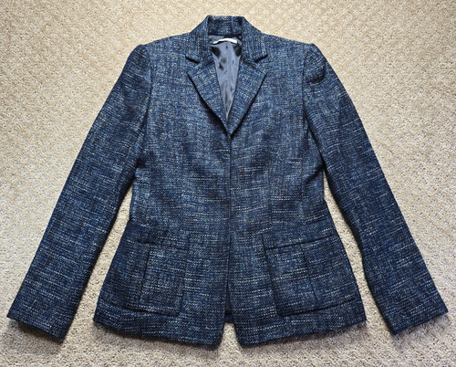Tahari size blue tweed - size,