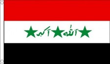 IRAQ FLAG 5' x 3' Historic OLD