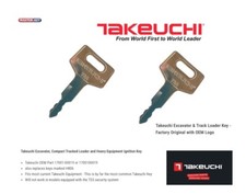 Takeuchi Key OEM Part