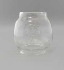 Vintage Veritas Elephant Made in England Glass Oil Lantern Globe/Shade, 8.7cm h