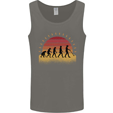 Metal Detecting Evolution Detector Mens Vest Tank Top