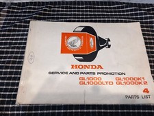 Honda 1000k1 parts - 1000k1/2, list