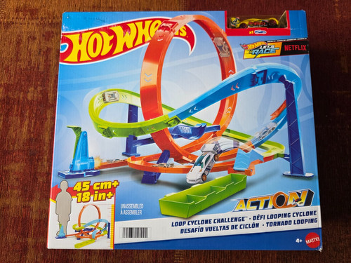 Hot wheels action loop cyclone - hot,