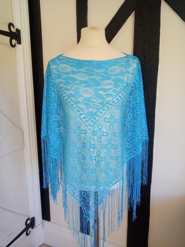 Bady blue poncho - bady,