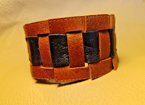 Handmade leather brown - leather,