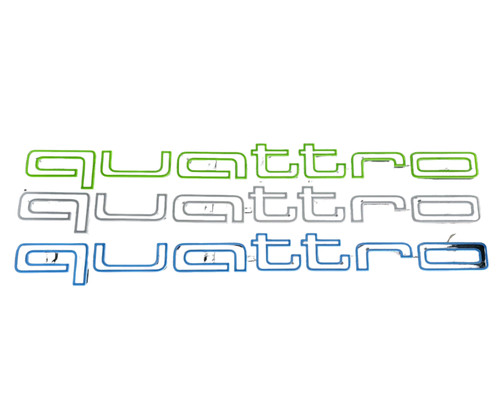 Quattro emblems badge car - badge,