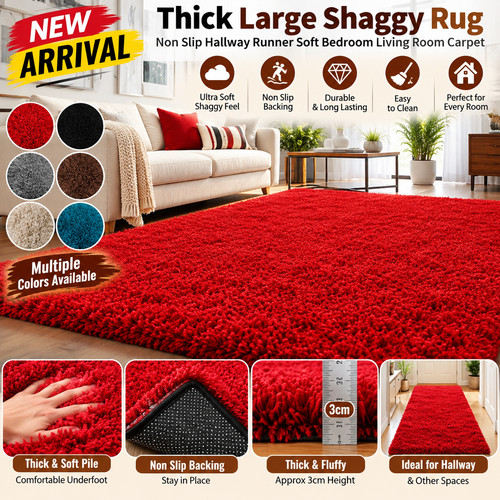 Thick large shaggy - large, non