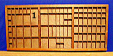 Antique printers wooden type - antique,