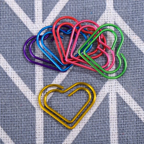 12pcs metal paper clips - 12pcs,