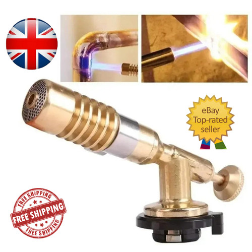 Gas blowtorch brass welding - blowtorch,