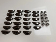 Gun metal cupboard handles 23 cups & 10 knobs