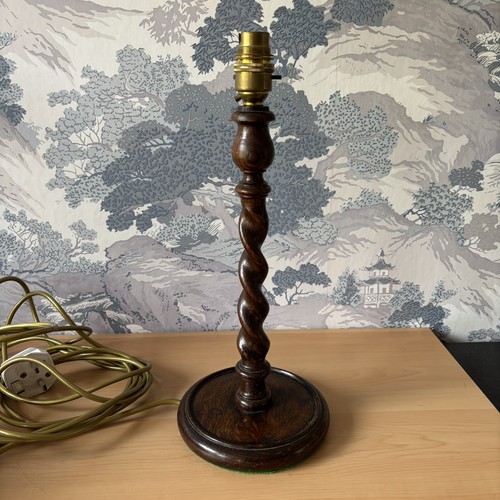Antique wood barley twist - antique,