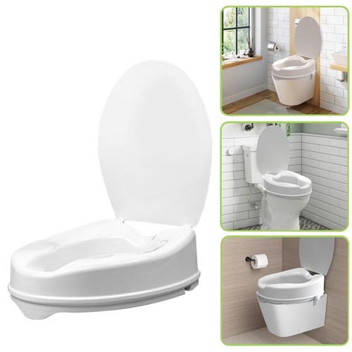 Raised toilet seat with lid - seat,