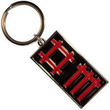 DEPECHE MODE - OFFICIAL DM TEXT LOGO METAL KEYRING / KEYCHAIN