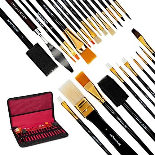 Piece paint brush set for - piece,