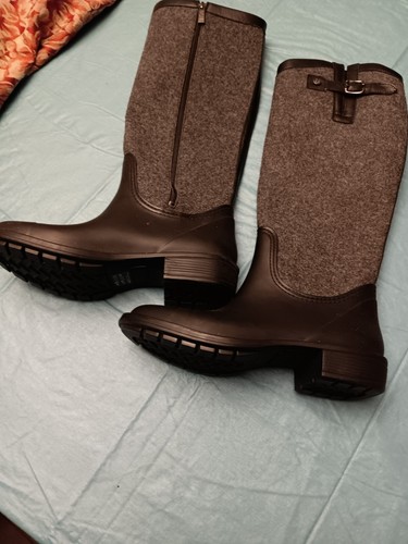 New womans wool rober boots - new,
