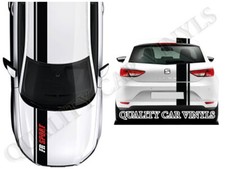 SEAT FR RACING STRIPES LEON IBIZA MII GRAPHIC DECAL STICKERS SPORT